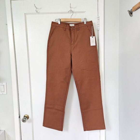 *NWT* Brixton Victory Pant - Brown - Size 28 - Picture 1 of 5